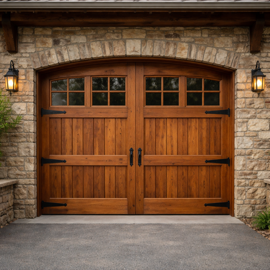 HeritageArc Cedar Carriage Garage Door