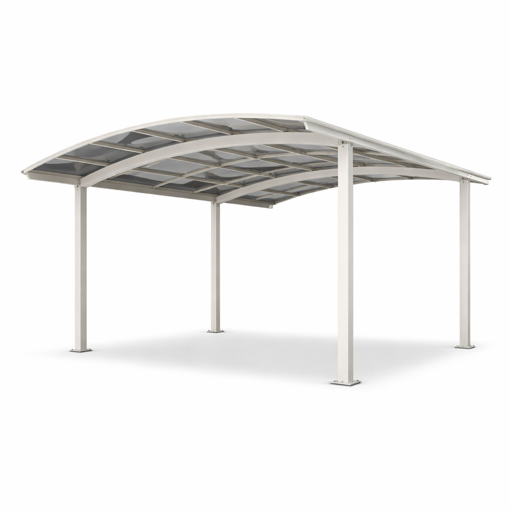 SkyArch LuminaShield Curved Roof Carport