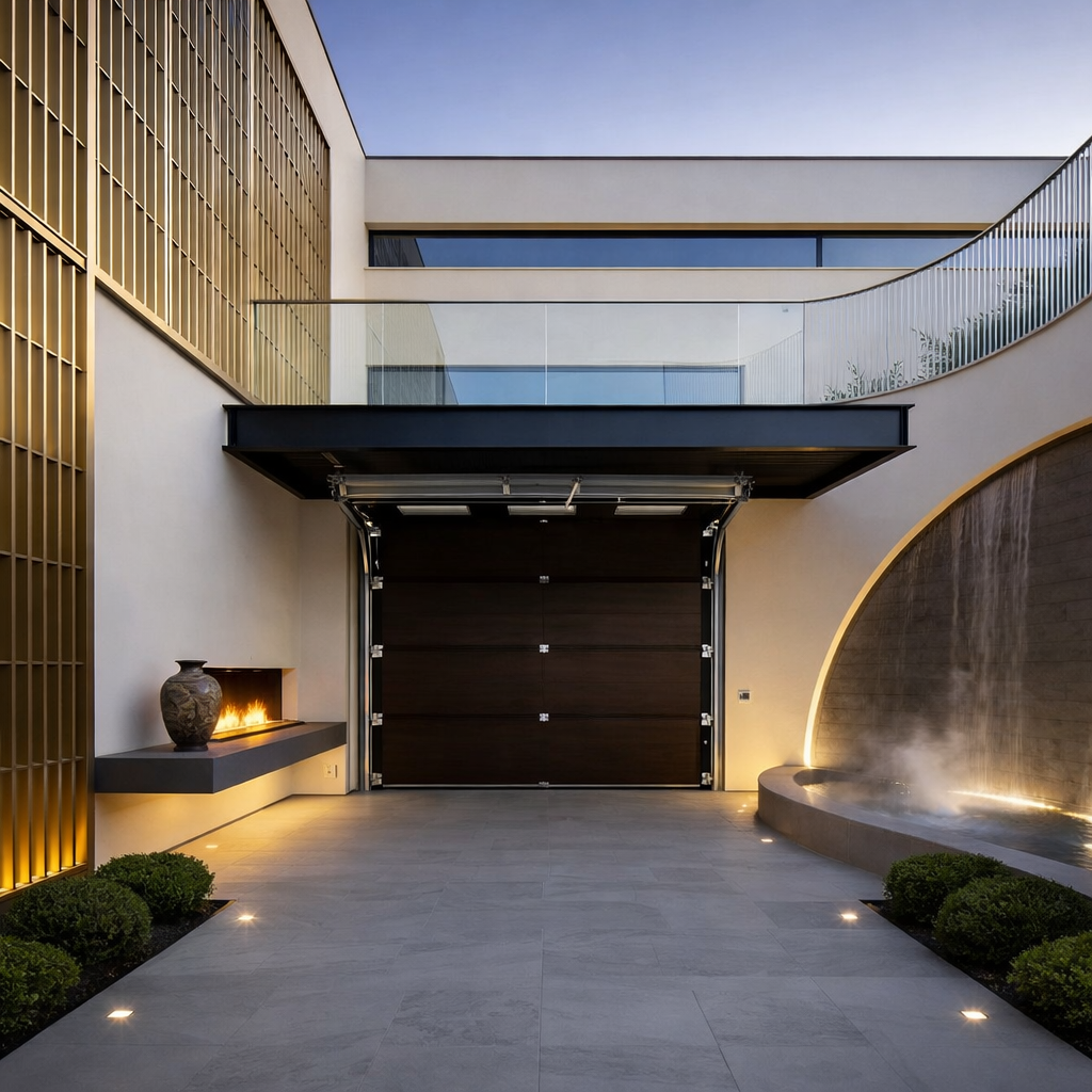 IronVault Modern Sectional Garage Door