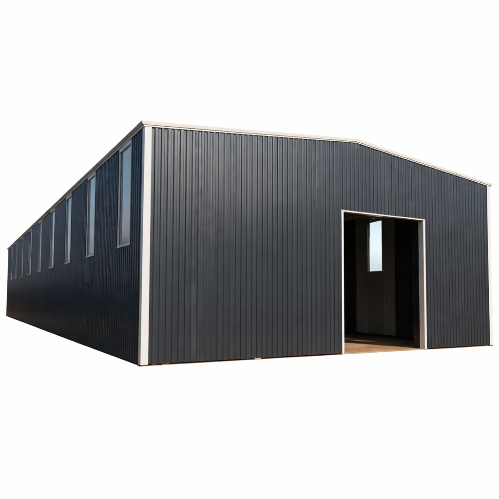 NorthForge SlateCrest Modern Metal Barn