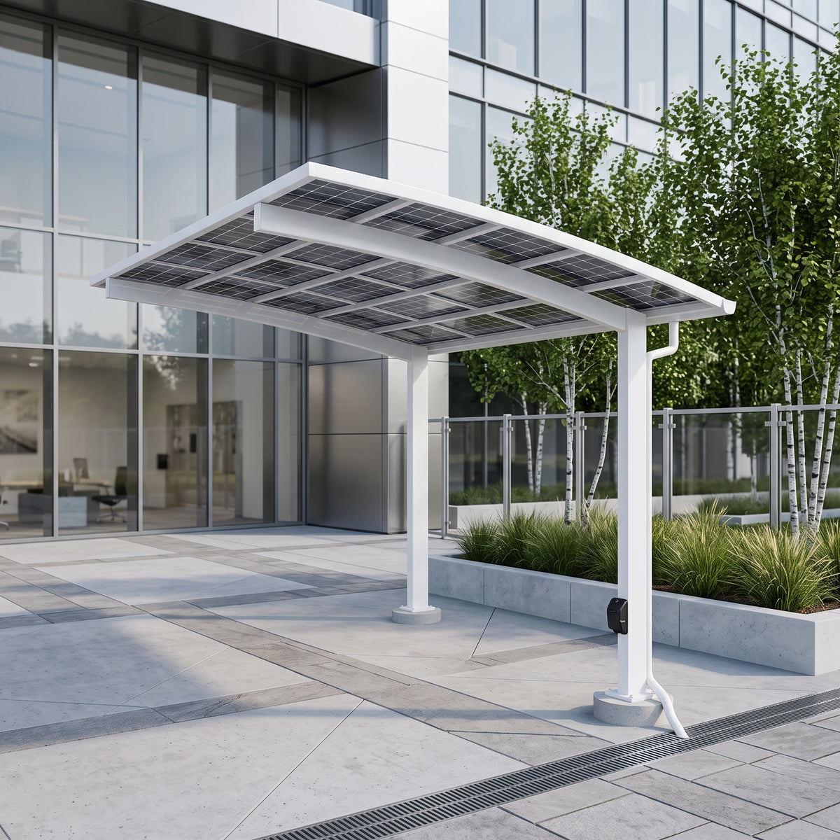 SummitShield Aurora Arched RV Metal Cover | 28x16x14 ft | Galvanized Steel | 130 MPH Wind Rated